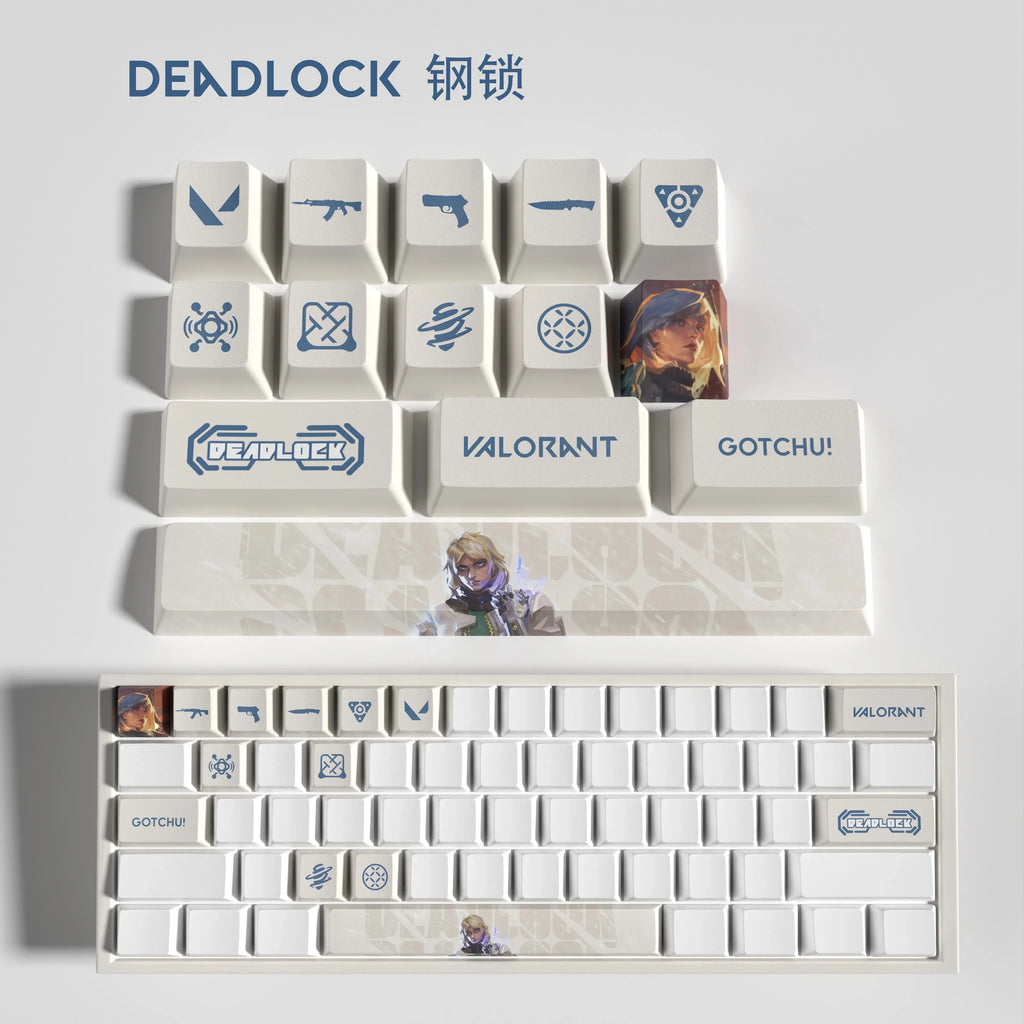 Sage New design Valorant keycaps  OEM Profile 14keys MINI SET PBT dye sub keycaps