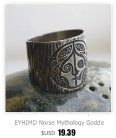 EYHIMD Black Death Knight Skull Ring Cool Mens Punk Fine Detail Stainless Steel Ring Gothic Biker Jewelry
