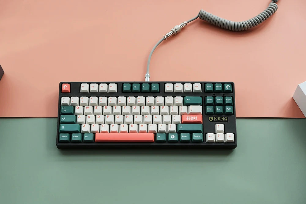 1 Set GMK Kaiju Keycaps PBT Dye Sublimation Key Caps Cherry Profile Keycap With ISO Enter 6U 6.5U 7U Spacebar