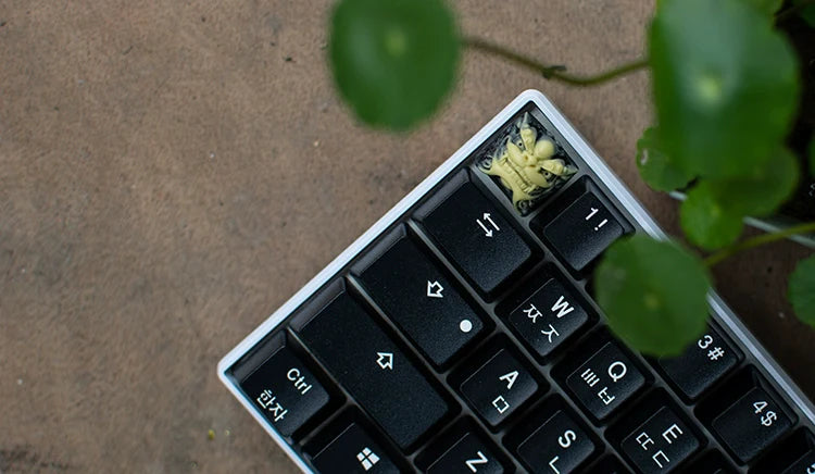 1pc handmade resin key cap for MX switch mechanical keyboard Owl multi-color personalized resin keycaps color can be customized