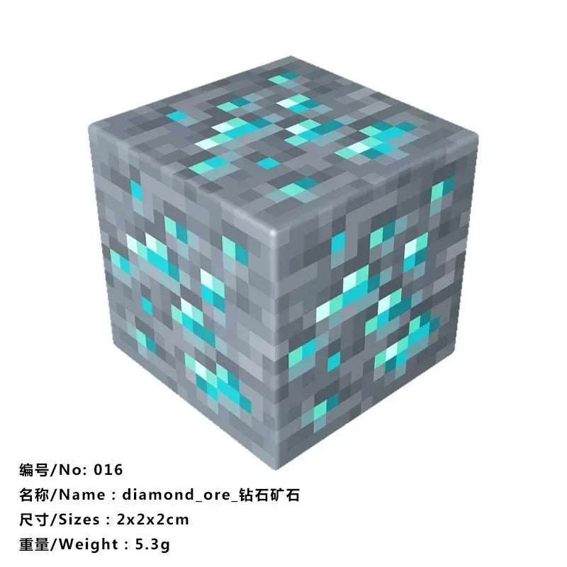 10pcs Minecraftinglys Magnetic Blocks Anime Children Puzzle Assembled Toy Doll Mini Magnetic Cube Model Kids Construction Toys
