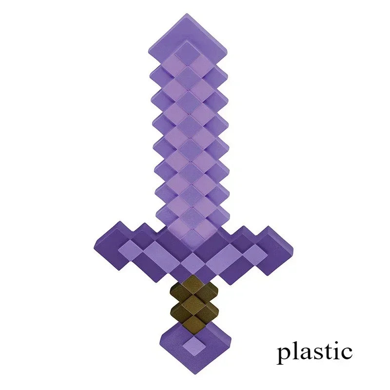 NEW Pixel Game Prop Models Torch and Color-changing Bottle Night Light Plastic Mineral Lamp Ornaments Holiday Party Gifts