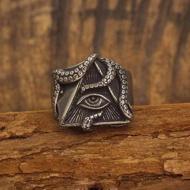 Punk Trend Spider Insect Open Adjustable Ring Men Street Hip Hop Fashion Cool Jewelry Boy Gift