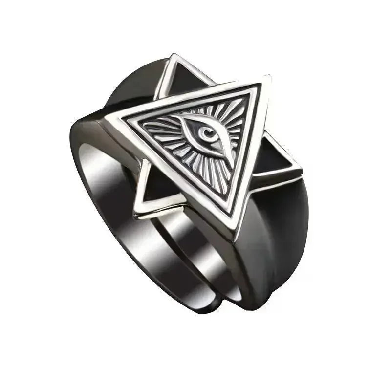Punk Trend Spider Insect Open Adjustable Ring Men Street Hip Hop Fashion Cool Jewelry Boy Gift