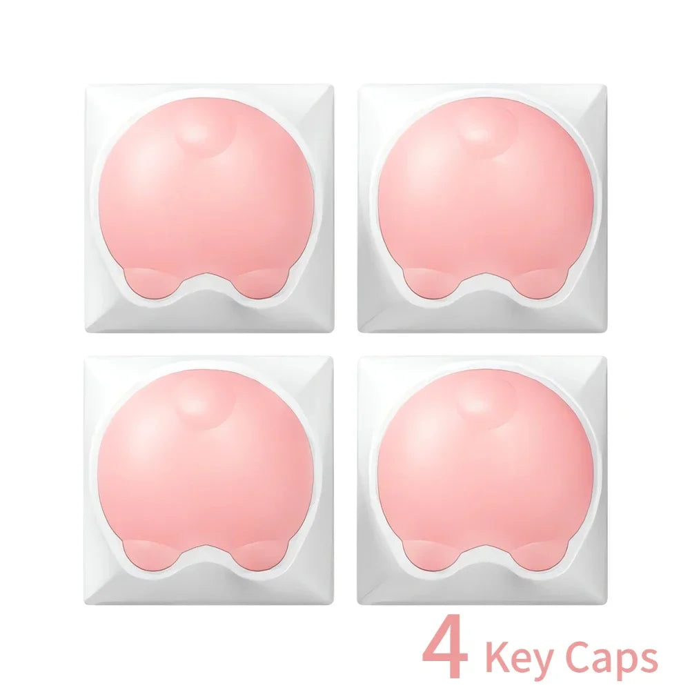 3D Cute Soft Cartoon Keycaps Replace for Cherry MX Gaming Mechanical Keyboard Keycap Keys Anime Custom Key Caps
