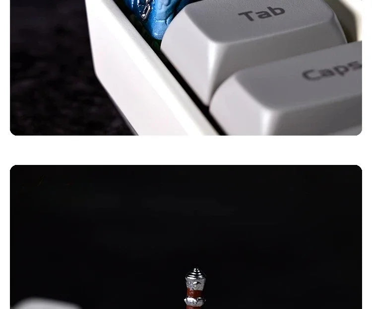 World of Warcraft Frostmourne Key Cap 3D Resin Keyboard Caps Custom MX Switch Handmade Anime Key Caps Mechanical Keyboard Gift