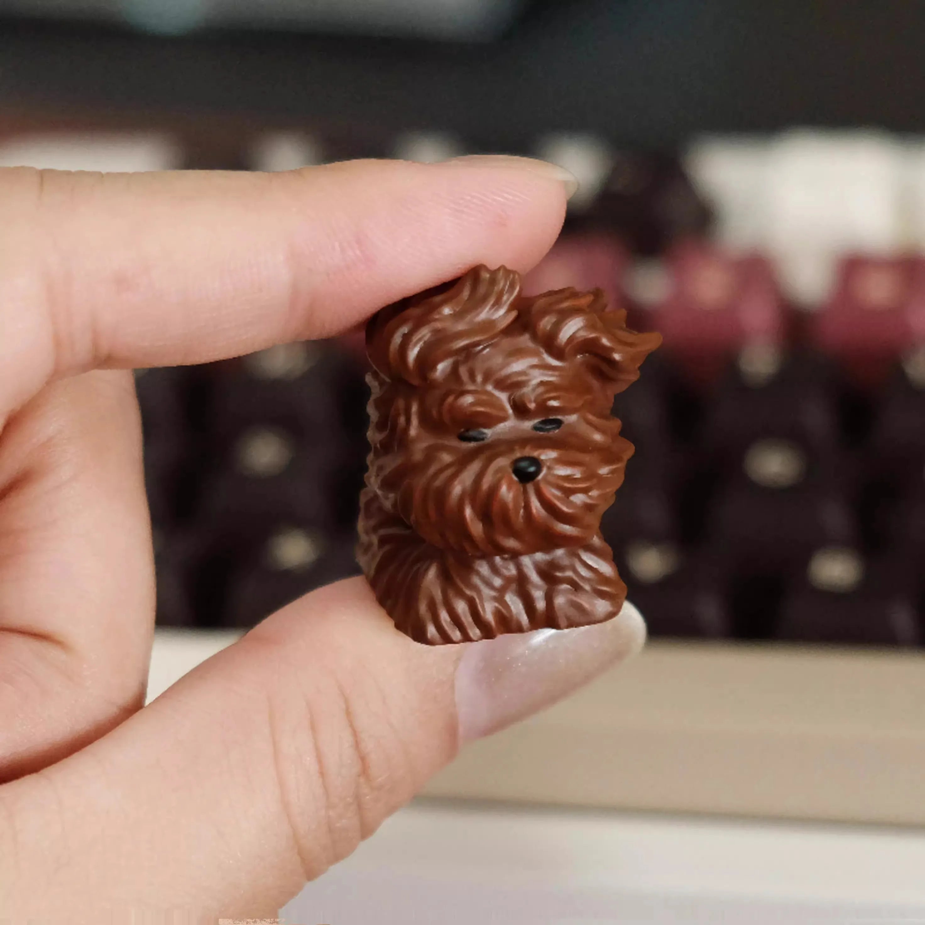 Original Cute Wind Blown Puppy Personalized Key Caps 1 Pc. Vintage Resin MX Switch Keycaps for Mechanical Keyboard Accessories