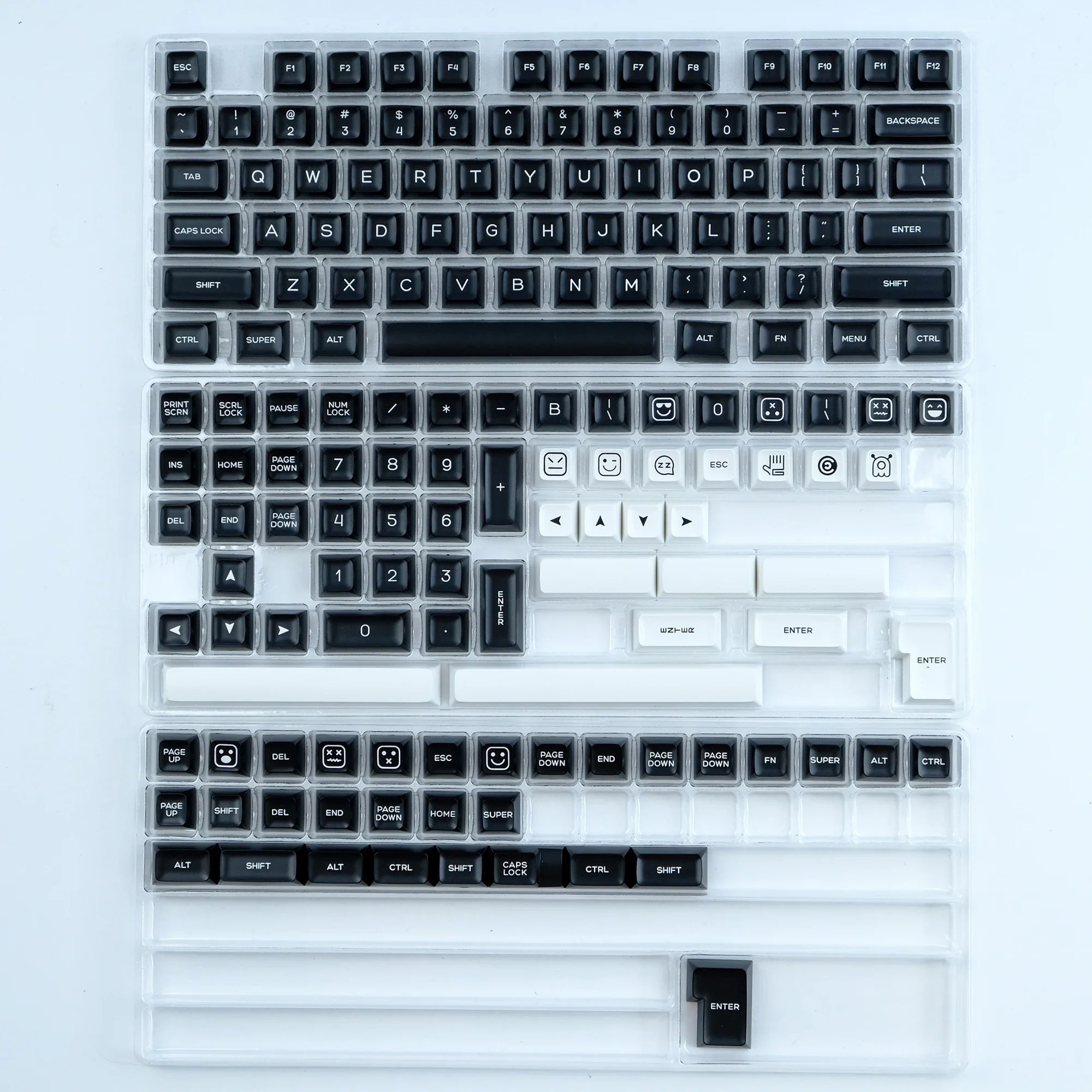 KBDiy GMK Monster Keycaps Custom PBT SA Profile 160 Key Caps ISO Mechanical Keyboard Keycap for MX Switches GMK67 G500 84/87/96