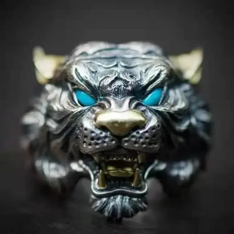Punk Trend Spider Insect Open Adjustable Ring Men Street Hip Hop Fashion Cool Jewelry Boy Gift