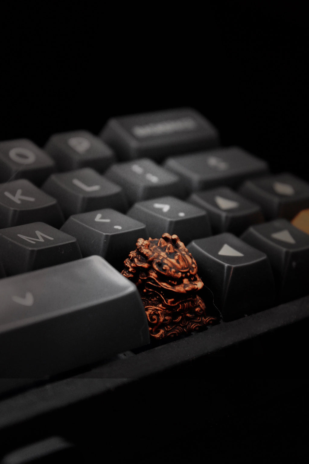IDeal OEM Resin Keycaps Cherry MX Corss Switch Mechanical Keyboard No Backlit ESC F Zone Keycaps Lion Carved Customize Key Cap