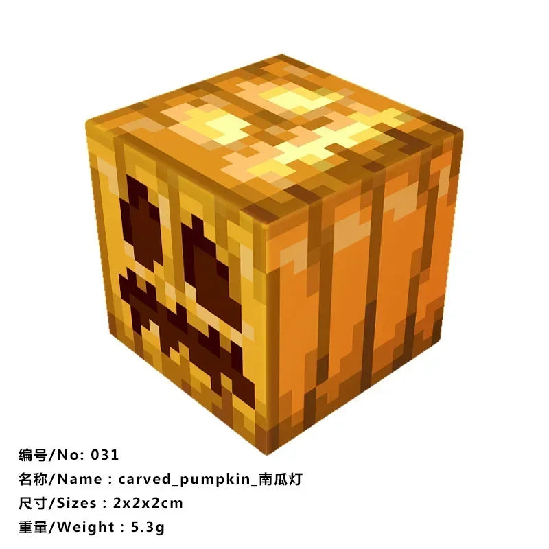 10pcs Minecraftinglys Magnetic Blocks Anime Children Puzzle Assembled Toy Doll Mini Magnetic Cube Model Kids Construction Toys