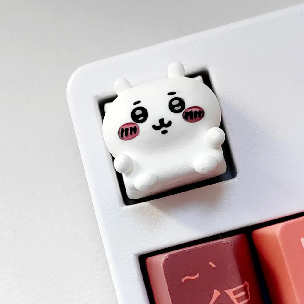 Mechanical Keyboard 1pcs Keycaps Cute Girls Cute Anime Personalized Keycaps Resin Materials Gaming Esports Customized Office