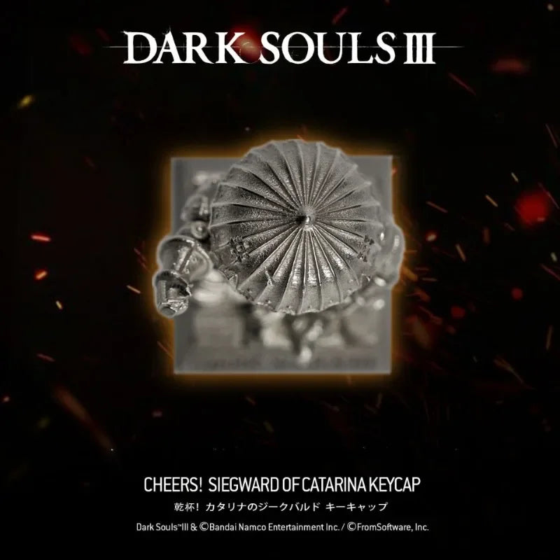 Artisan Keycaps Dark Souls SIEGMEYER OF CATARINA Keyboard Personalized Character Keycaps Aluminum Plated Alloy Cool Gaming Gifts