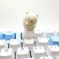 Animal Series Cute Keycap Diy Customized MX Switch Resin ESC Point Keycaps  Mechanical Keyboard Artisan Key Caps Girls Favorites