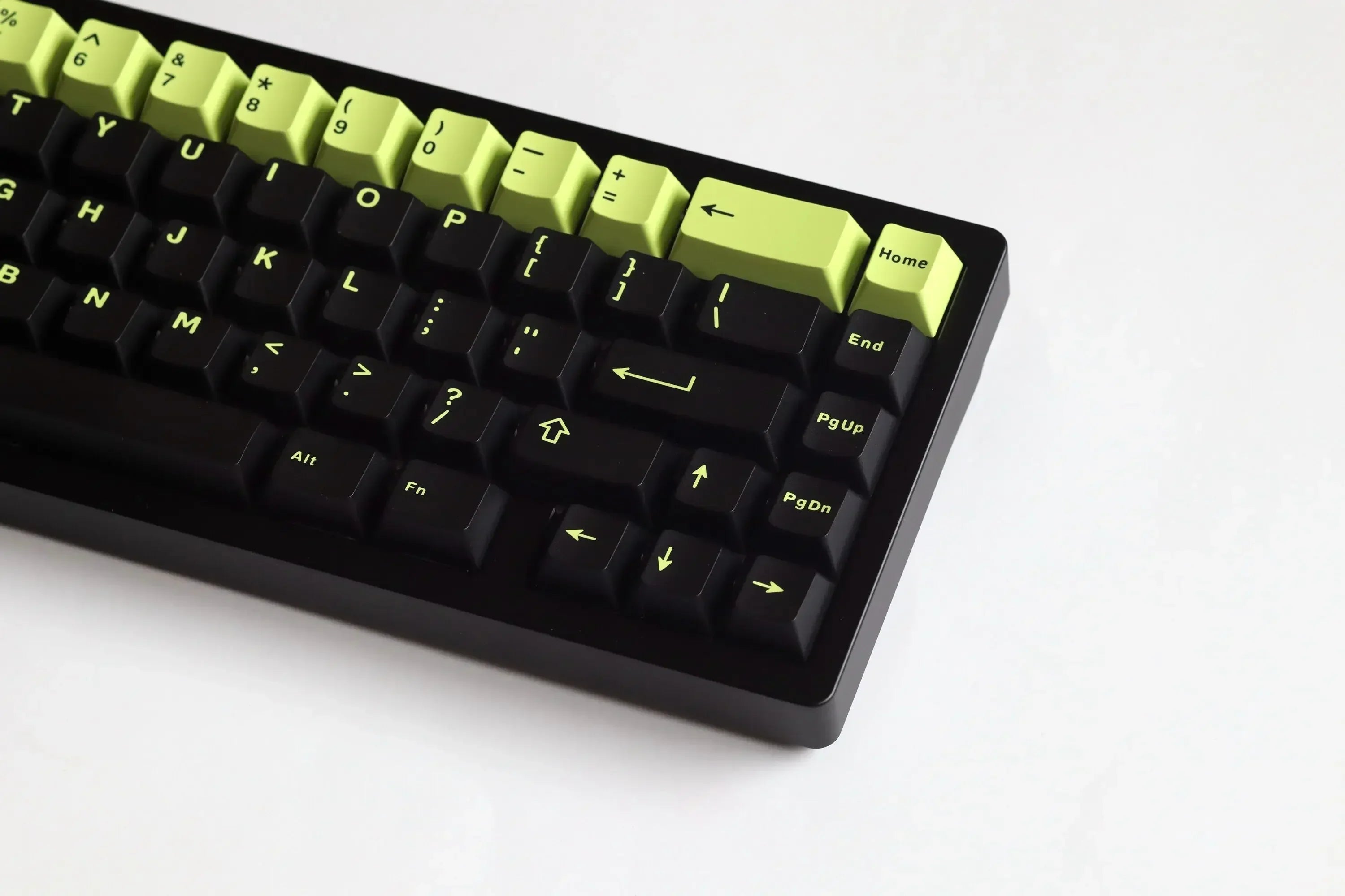 Cherry Profile 253 Keys Toxic Keycap Set Double Shot  Keycaps for Gateron MX Switches Mechanical Gamer Keyboard
