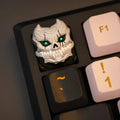 Monster Keycaps Custom White Cool Skull Cross Axis Mechanical Keyboard Keycaps Original Design 3D Resin Handmade Cartoon Keycaps