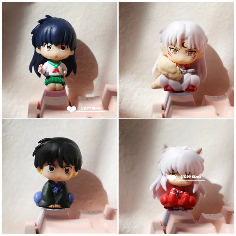 Anime Keycaps For DIY Cherry MX Switch Mechanical Keyboard Caps Cartoon Inuyasha Killing Pill Keycap Kawaii Pink R4 ESC Keycap