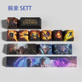 sett keycaps League of Legends keycaps  game keycaps OEM Profile 12keys PBT dye sub keycaps