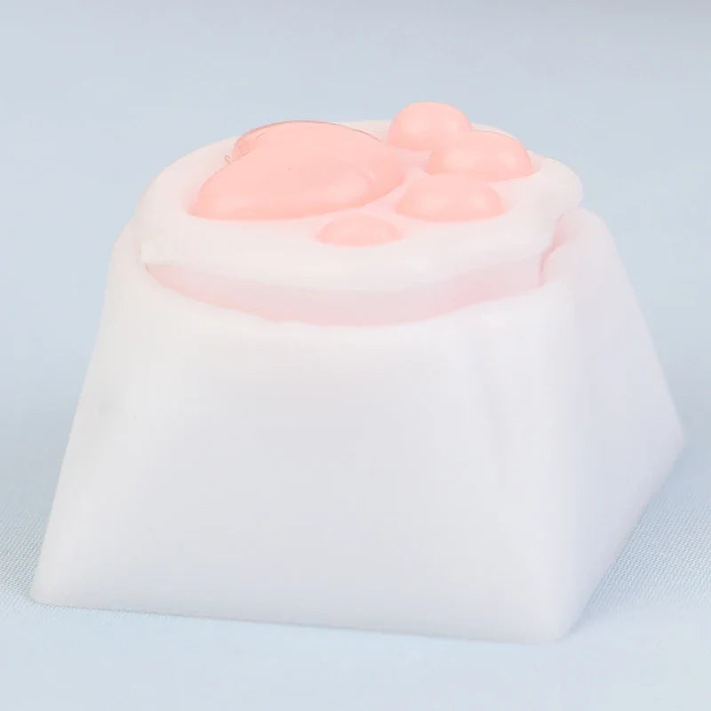 Cute Cat Paw  Keycap For Mechanical Keyboard ABS Animal Keycaps Key Cap Cherry Mx Switch Alice80 JJK84 IK75 PRO Etc