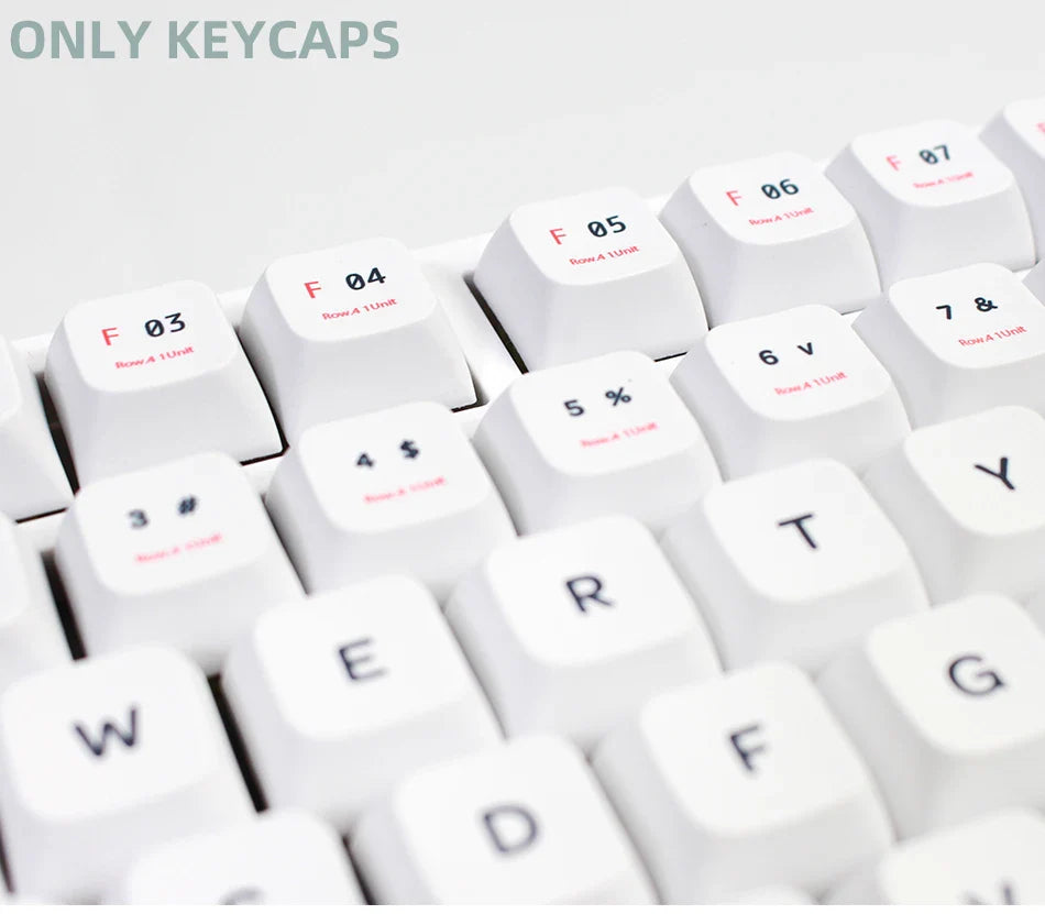 141 Keys XDA Profile Plastic Theme Keycaps PBT Dye Sublimation Key Caps Kit for GMK67 Gaming Mechanical Keyboard MX Switches