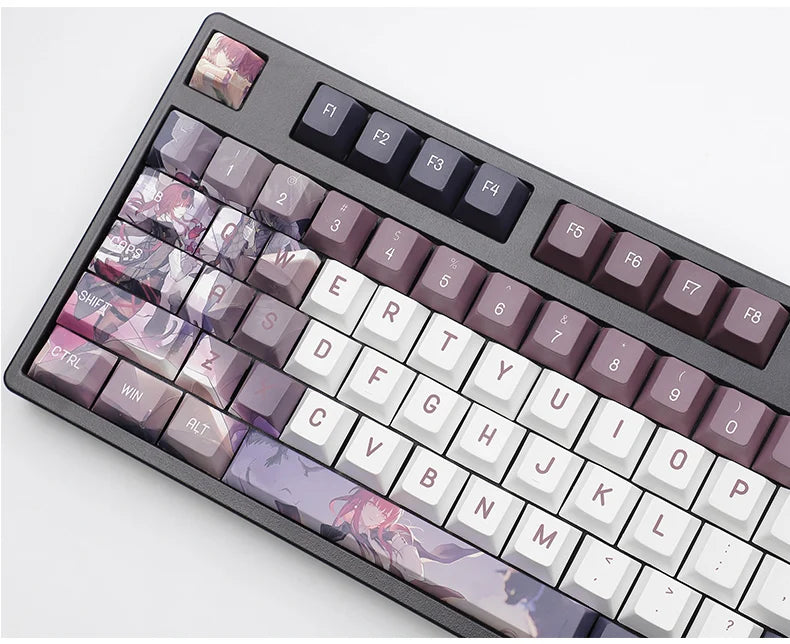 Honkai: Star Rail Anime Artisan Keycap Kafka Cute Cartoon 137key Customized Cherry Profile Keycap PBT Gaming Mechanical Keyboard