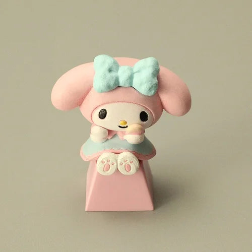 Cute Cartoon Melody Single Keycap for Cherry Mechanical Keyboard Personalized Handmade Keycap Keyboard Decoration