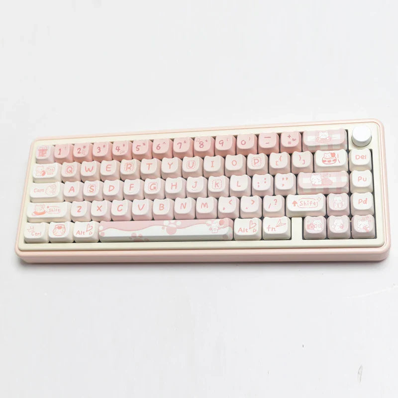 134 Keys/set Party Kitten MAO Profile GMK PBT Keycaps for Mechanical Keyboard  Dye Sublimation Gaming Keycap Custom Gk61