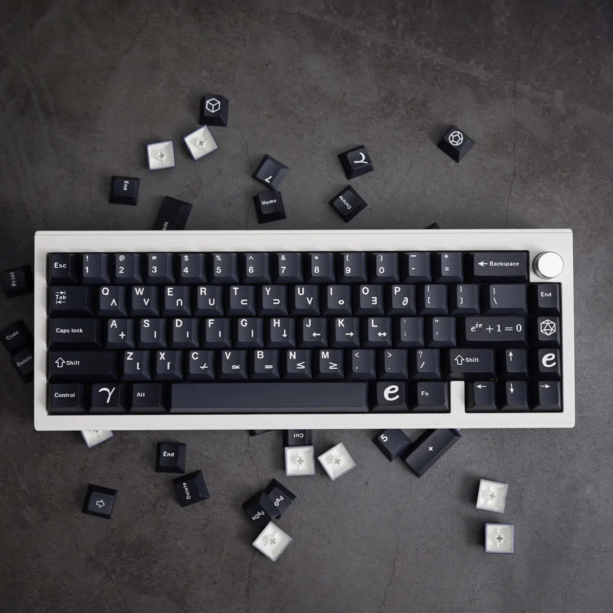 Keycaps Full Sublimation Black Compatible Mechanical Keyboard 61/87/108