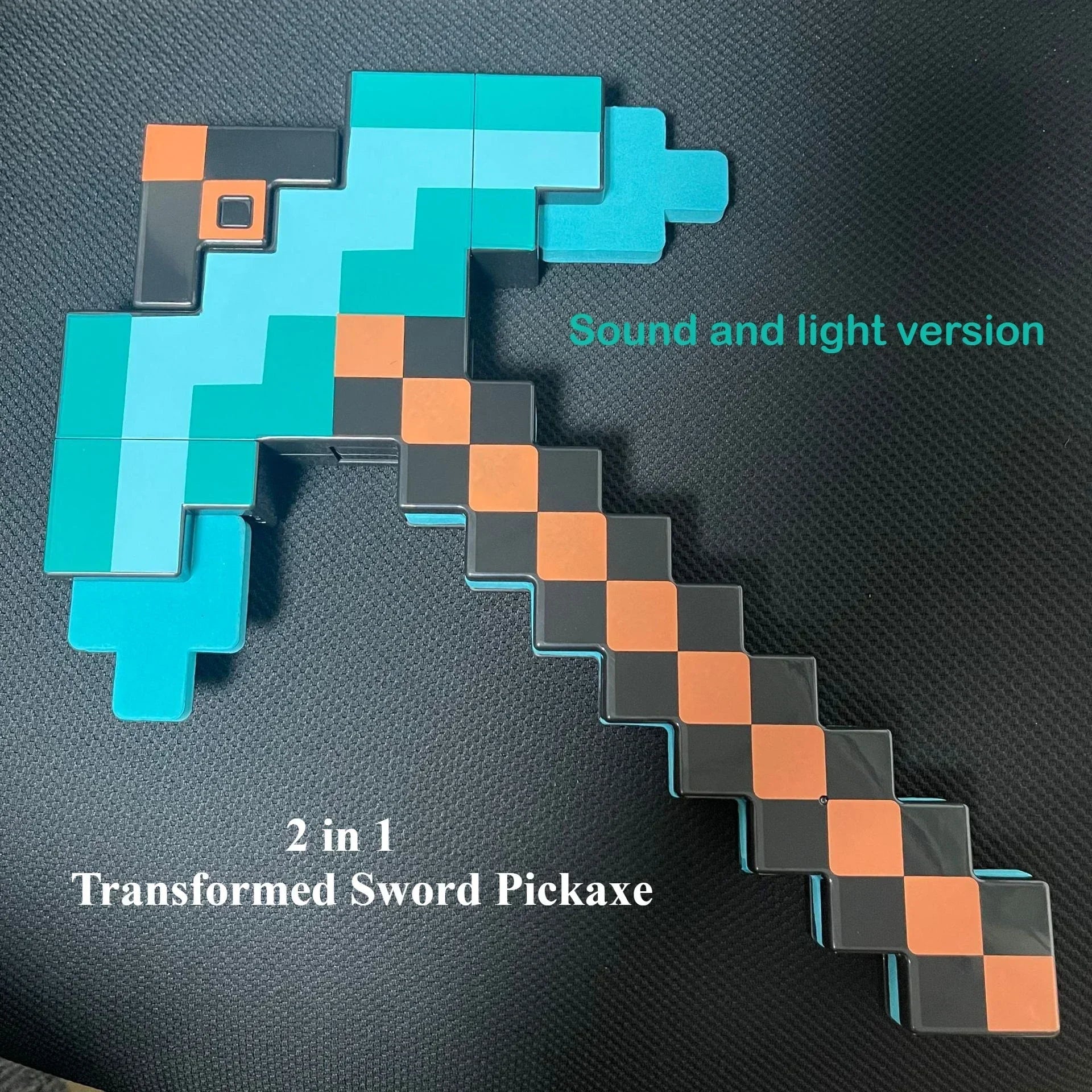 NEW Pixel Game Prop Models Torch and Color-changing Bottle Night Light Plastic Mineral Lamp Ornaments Holiday Party Gifts