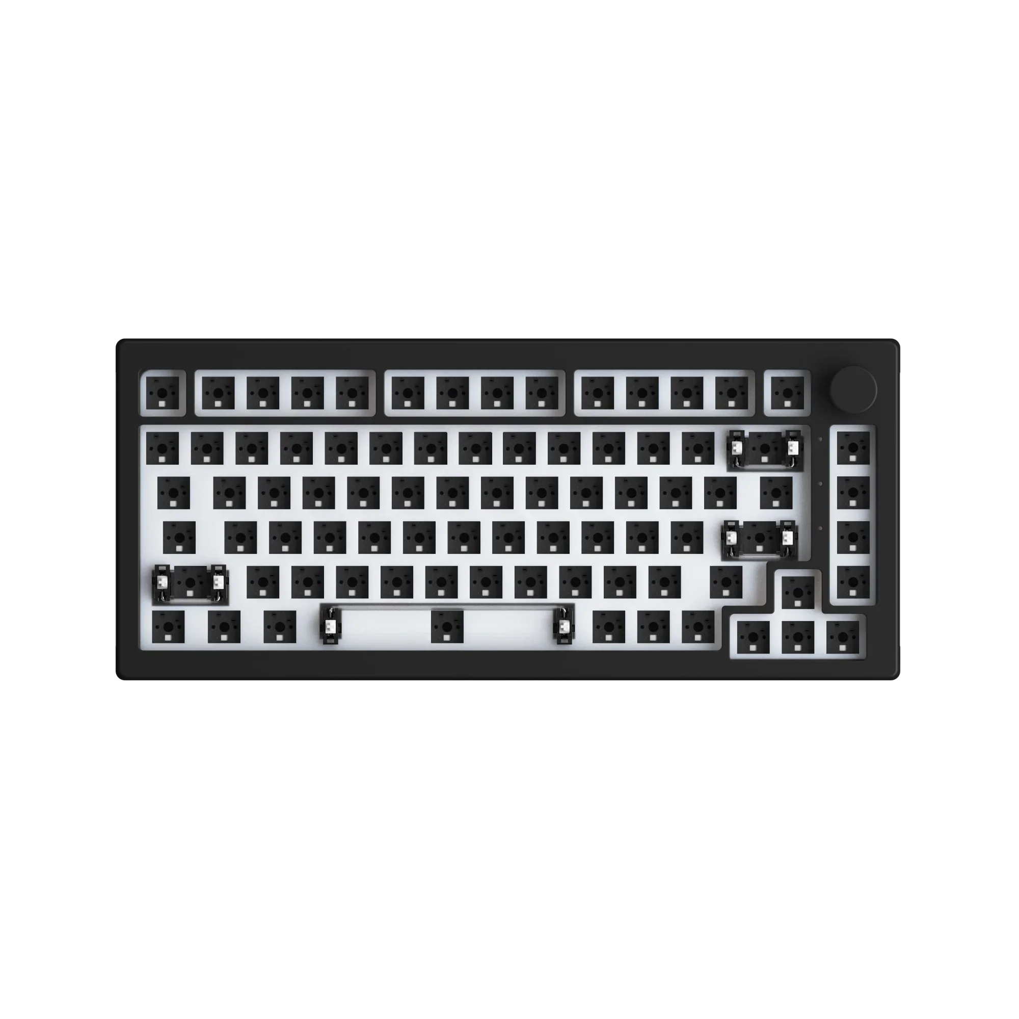 Akko 5075S VIA Kit 75% Barebone Keyboard Kit Custom Mechanical Gaming Keyboard RGB ANSI/ISO 3/5-Pin Hot-swappable Gasket Mounted