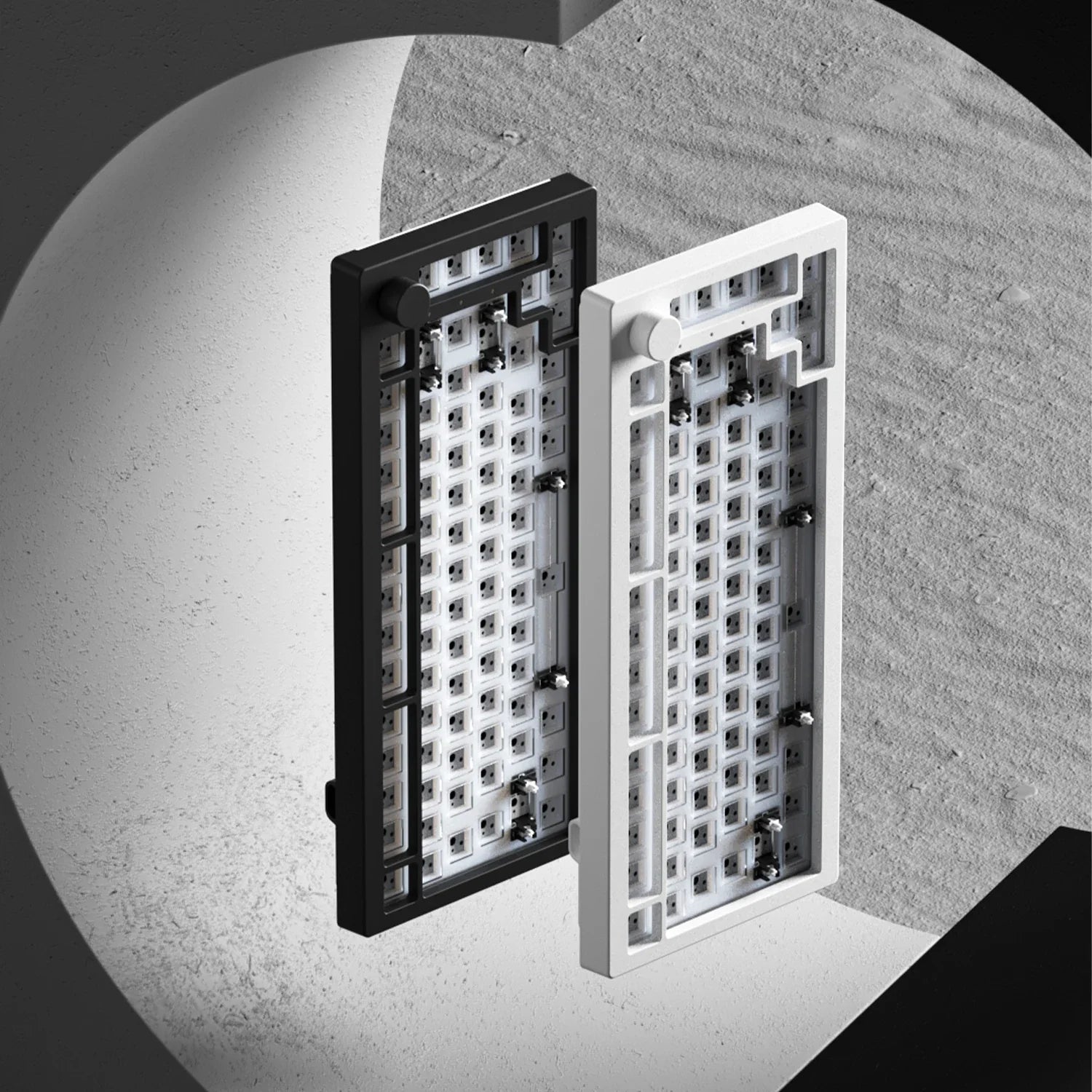 Akko 5075S VIA Kit 75% Barebone Keyboard Kit Custom Mechanical Gaming Keyboard RGB ANSI/ISO 3/5-Pin Hot-swappable Gasket Mounted