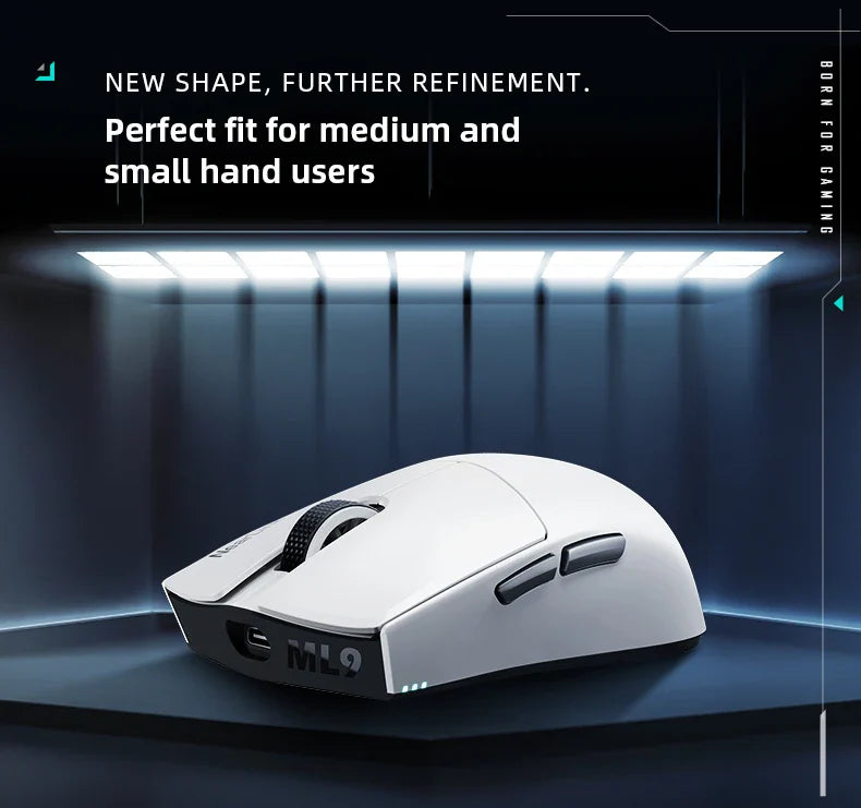 Thunderobot ML903 Mini NearLink Gaming Mouse Tri-Mode Bluetooth Wireless Mouse 30000 DPI Charging Base For Pc Gamer Kit Laptop