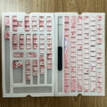 Blossom Keycap Side Print Cherry Profile PBT Doubleshot Shine Through Keycap Mechanical Keyboard Key caps 127keys