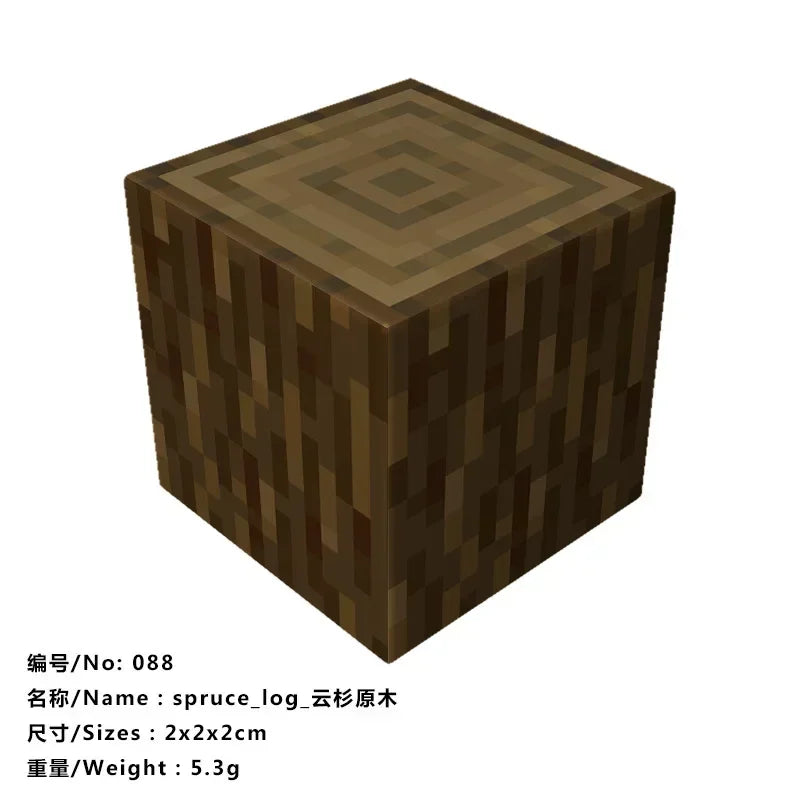10pcs Minecraftinglys Magnetic Blocks Anime Children Puzzle Assembled Toy Doll Mini Magnetic Cube Model Kids Construction Toys