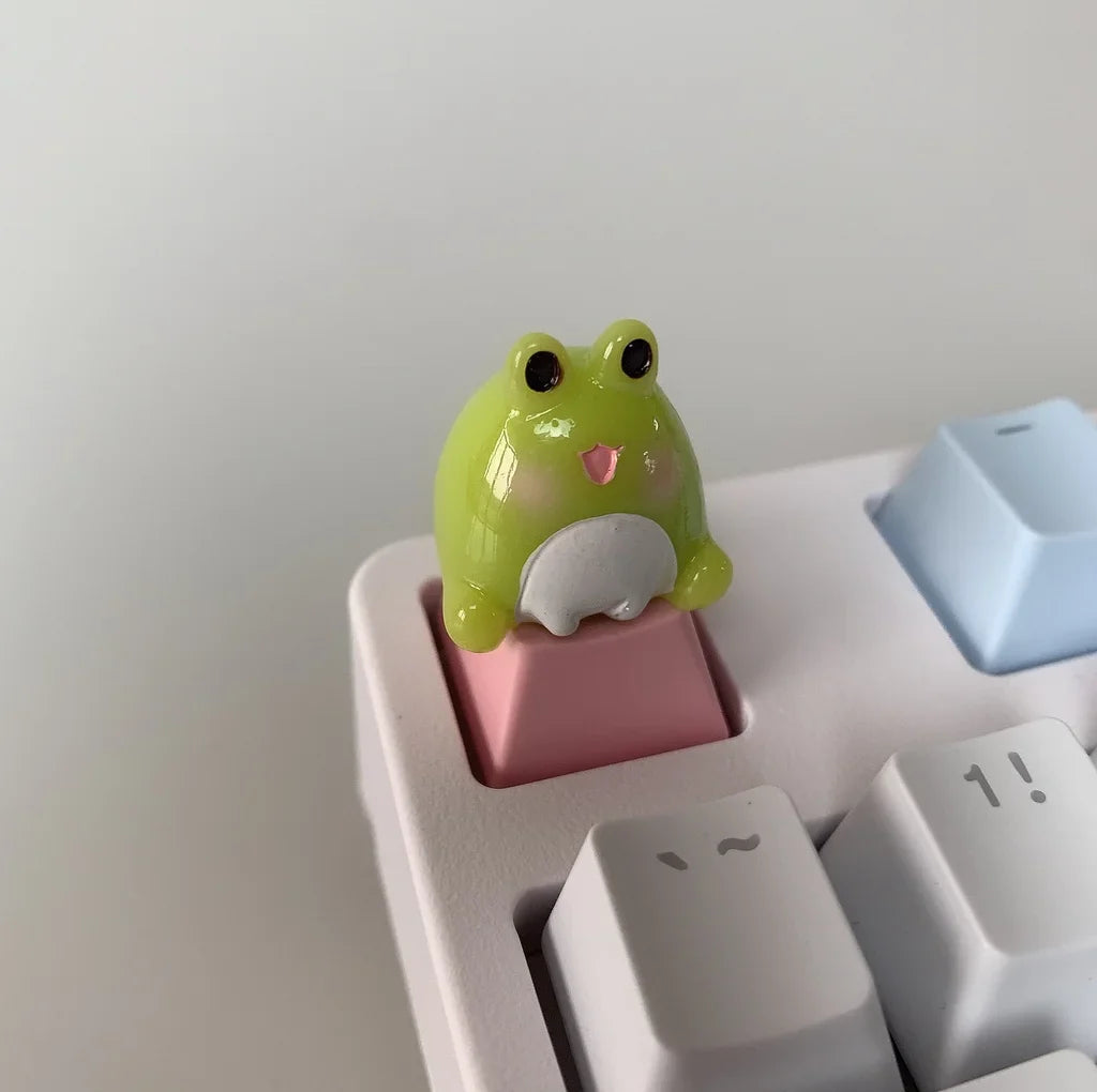 Personalized Creative Keycaps Cute Cartoon Animals 3DTranslucent Keycap for Cross Axis Mechanical Keyboard