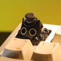 Cute Octopus Cat Artisan Keycap Custom Resin Point Keyboard Cap Cherry MX 1U Handmade Anime Key Cap for Mechanical Keyboard Gift