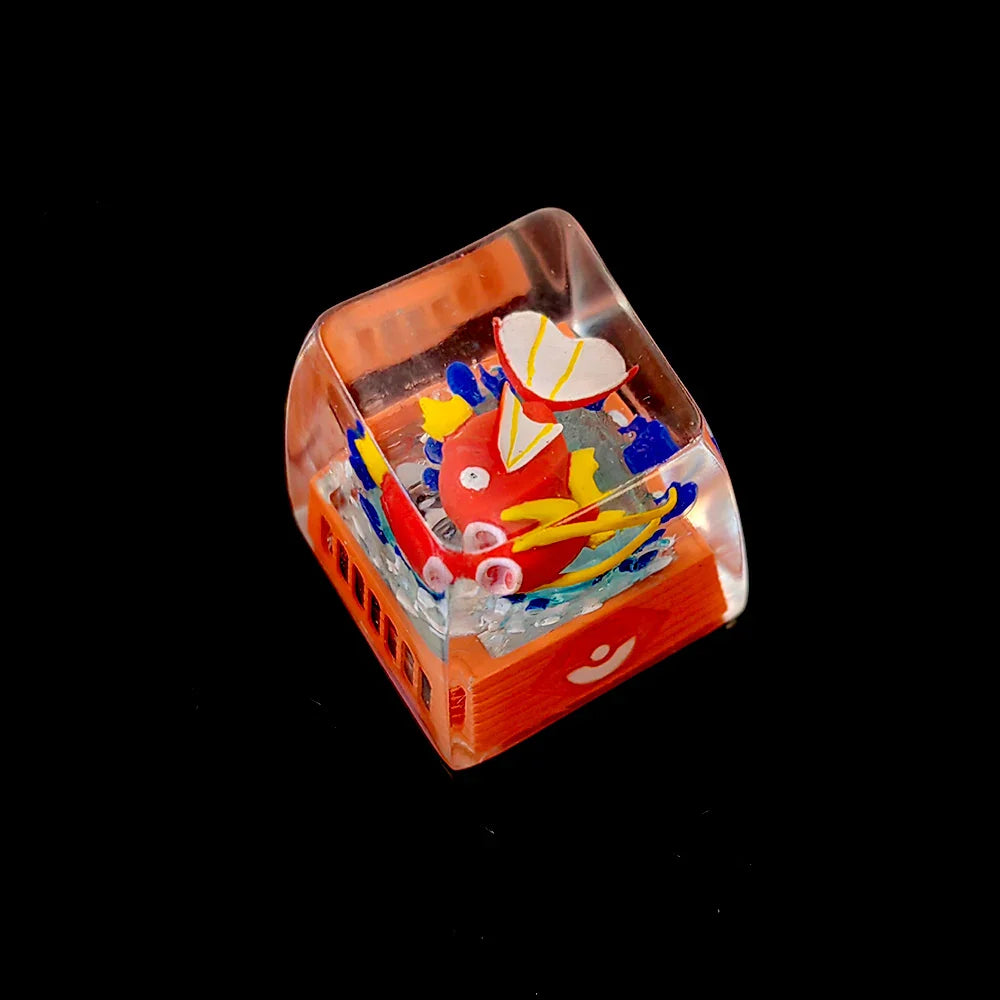 Anime Cartoon Super Transparent PBT Keycap Personality Pink 3D Handmade Cute Gift Mechanical Keyboard Decoration ESC