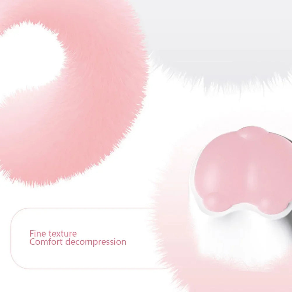 4Pcs Girl Mechanical Keycap 3D Anime Pink Keyboard Cross Axis Personalized Cat Paw Keycap Keyboard Decoration