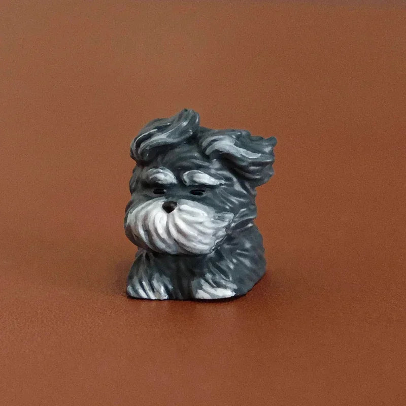 Cute Scrawled Puppy Keycaps ABS Resin Personalized Handmade The Wind Blows The Puppy 1U Mechanical Keyboard Animal Keycap Gifts