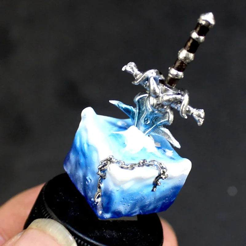 Anime Keycaps Frostmourne Resin Key Caps Mechanical Keyboard Caps Personalized Artisan Keycap Pc Accessories Gift Korean Keycaps
