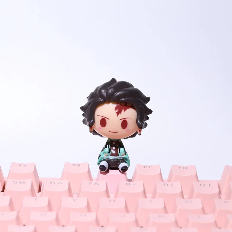 Cute Stereo Anime Keycaps For Mechanical Keyboard Caps PBT Personalized Cherry MX Artisan Custom Pink ESC Keycap