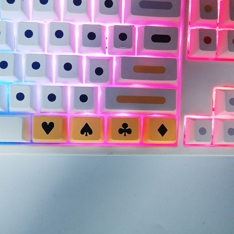 4Pcs/Set 1.25U 10mm PBT OEM Keycaps Design Personality Key Keycap for Gaming Mechanical Keyboard PBT Keycaps Dropshipping