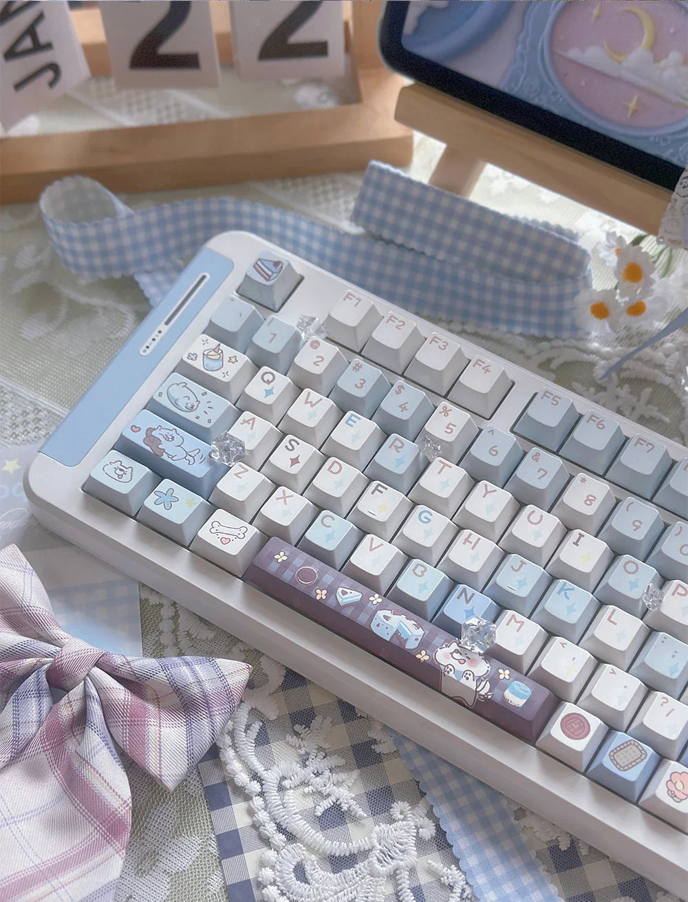 95 Keys Cherry Profile PBT Keycaps Love Letter Theme Key Caps for Gaming Mechanical Keyboard 61/64/68/75/84Keys GMK67 AULA F75