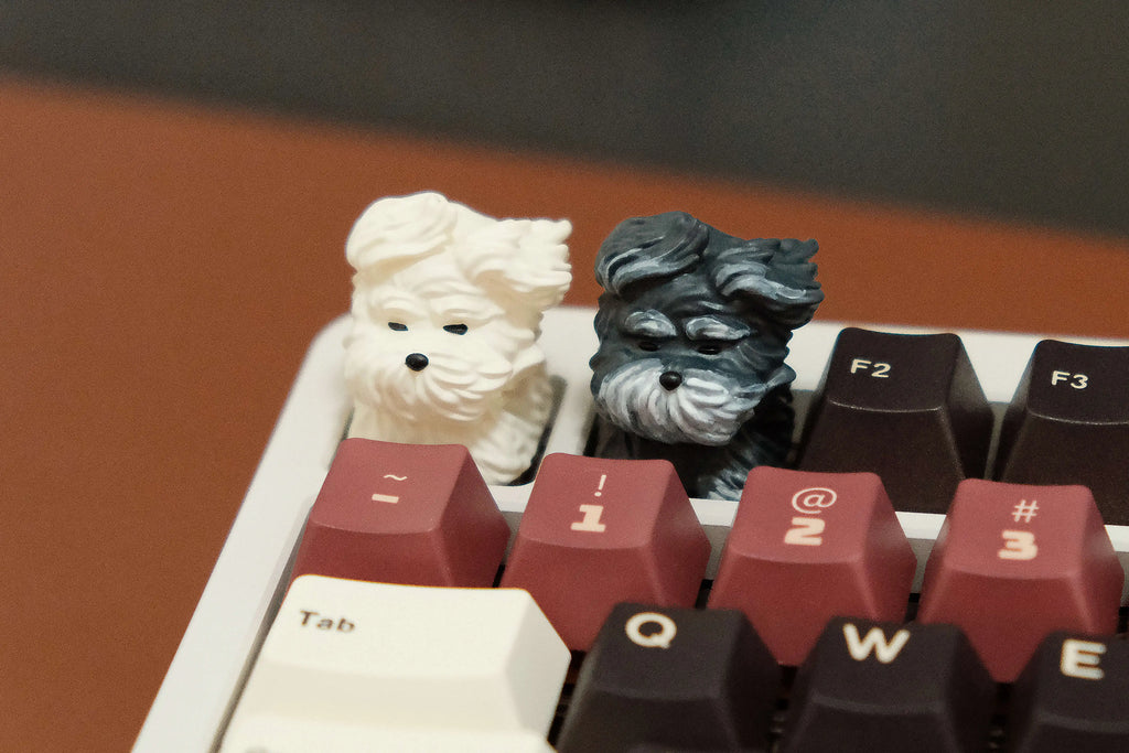 1pcs Stray Dog Personalized Theme Keycap 25mm Height Abs Class Resin Material Mechanical Keyboard Anime Cartoon Cute Game Keycap
