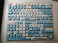 White Cloud Theme Keycap Set 138 Key PBT Custom Cute Blue Personalized Keyboard Cap MOA Profile Key Cap for Mechanical Keyboard