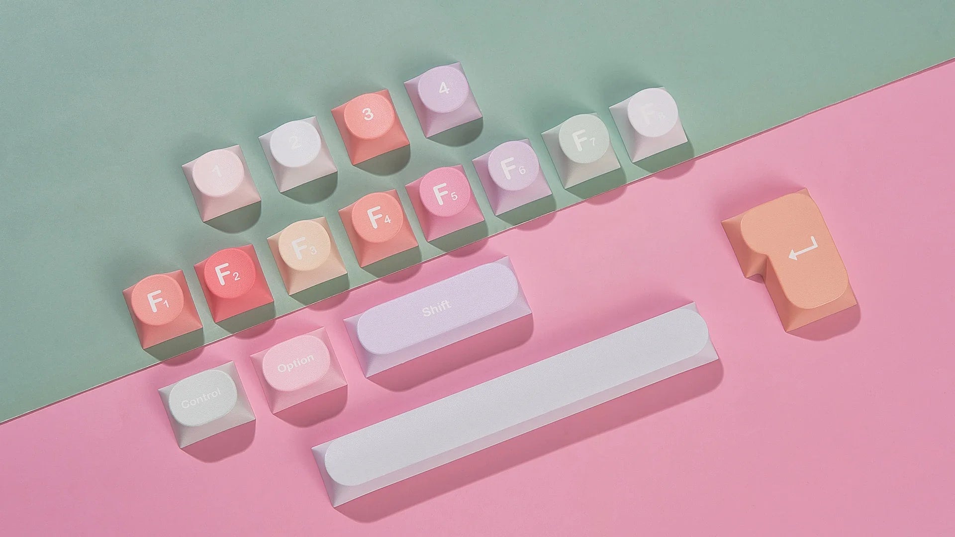 Transparent Keycaps PC 170 Keys Set for Mechanical Keyboard Keycap Accessories Personalized Customization DDA Profile Keycaps