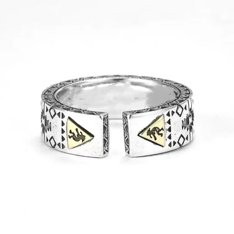 Punk Trend Spider Insect Open Adjustable Ring Men Street Hip Hop Fashion Cool Jewelry Boy Gift