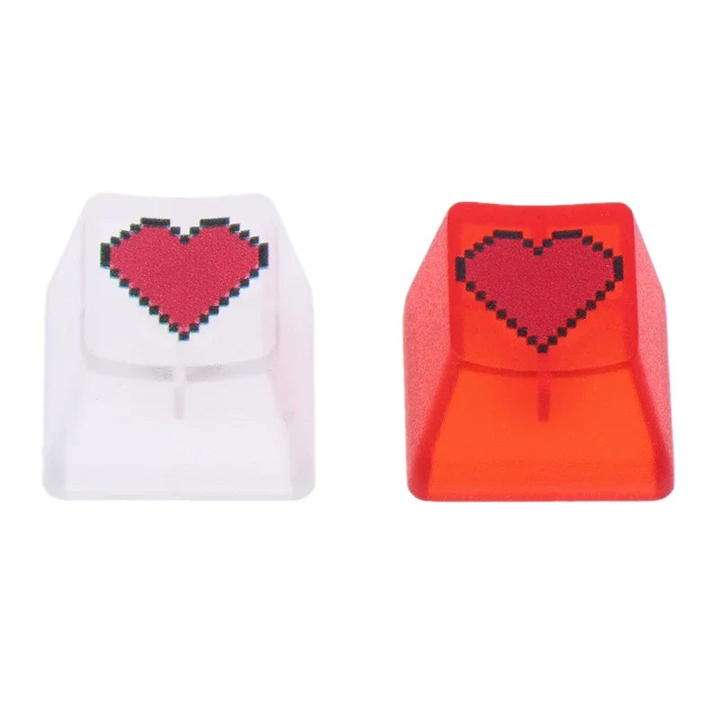 Heart Shape Computer Keyboard Keycaps For Esc Key Caps For Mechanical Gaming Keyboard Profile ABS Computer Key Cap