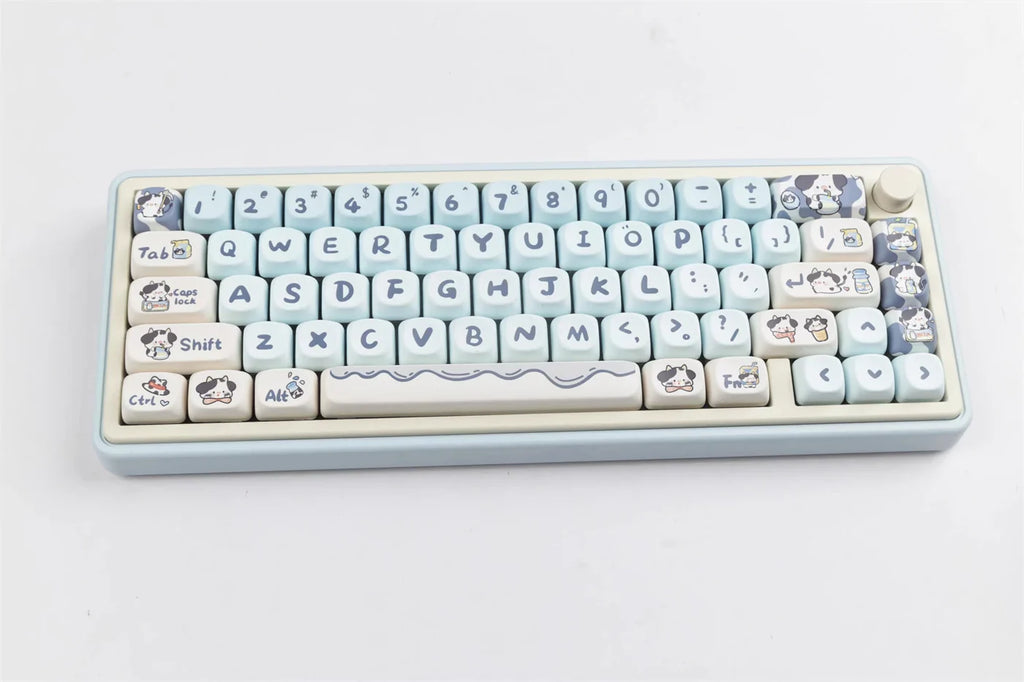142 Keys MOA Profile Cartoon Theme Keycaps Thermal Five-side Dye-Sublimation Customized Key Caps Kit for Mechanical Keyboard