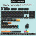 Underground World Keycaps Japanese/Korean/German/Spanish/French Keycap ISO layout Cherry Profile For GMK Mechanical Keyboard